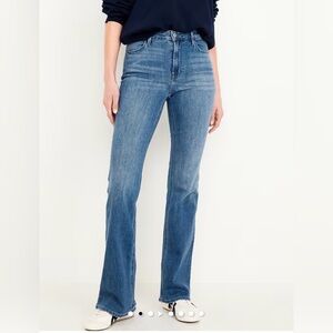 Old Navy Wow Flare High Rise Blue Jeans